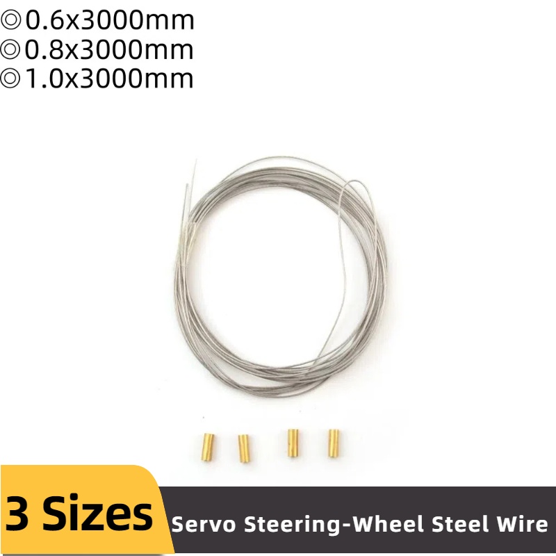 Rc Hobby Youtube - 1Set Durchmesser 0,6/0,8/1,0mm Servo Lenkrad Stahldraht