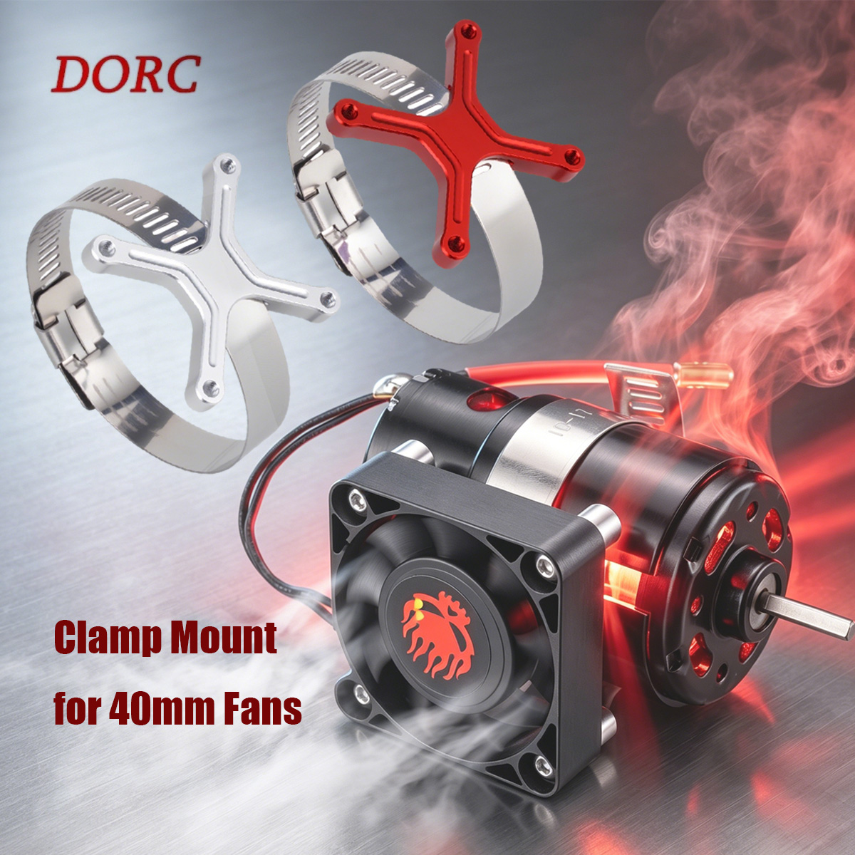Rc Hobby Wing - Universelle verstellbare Lüfterhalterung, 30–49 mm breiter