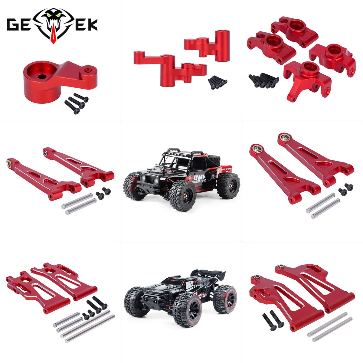 Rc Hobby Kit - CNC Aluminium Lenkungskupplung Vordere und Hintere