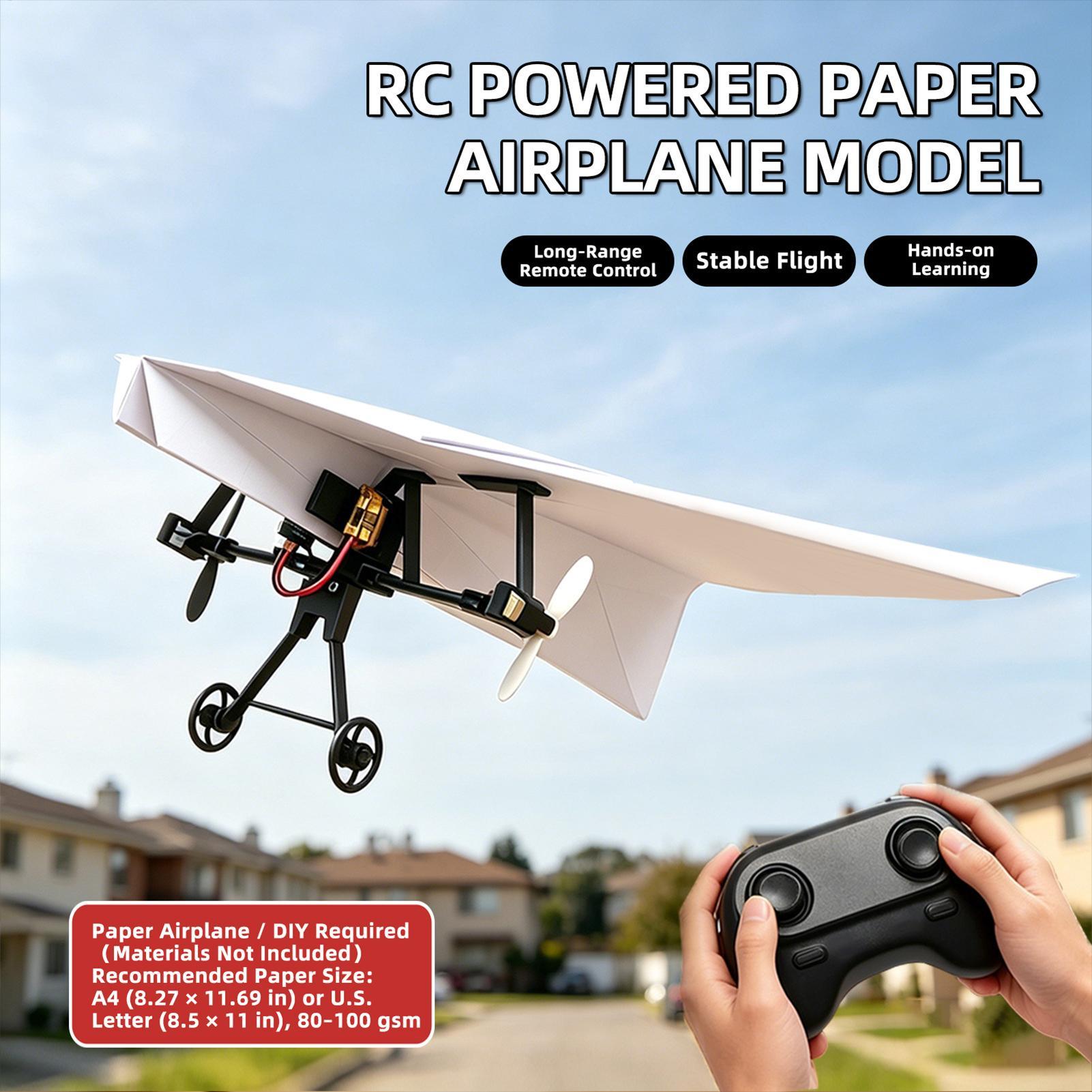 DIY RC Papierflugzeug-Bausatz  – Rc Hobby Toys Bewertung und Preis