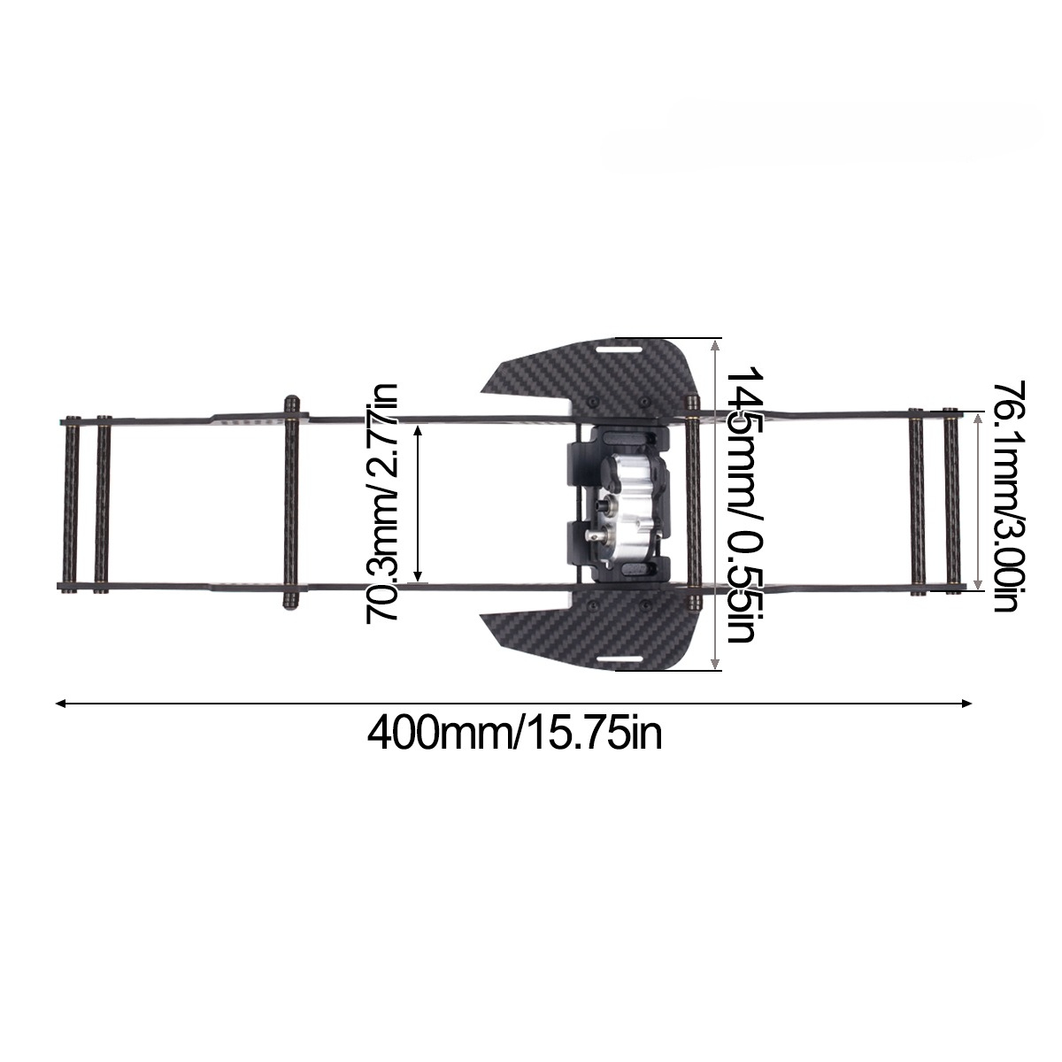LCG-Chassis-Kit für 1/10 RC Cr – Rc Hobby Kit Bewertung und Preis